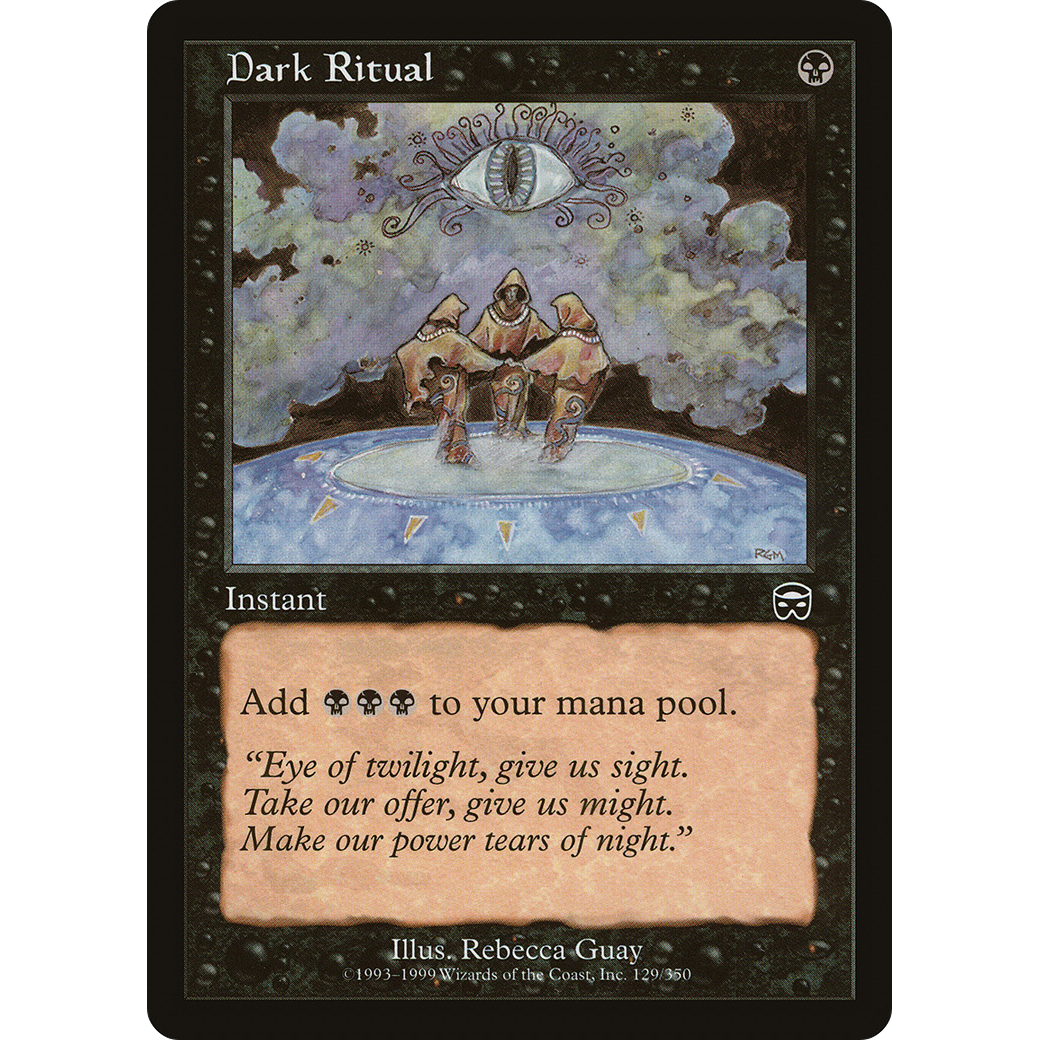 Dark Ritual (MMQ-129) - Mercadian Masques Foil