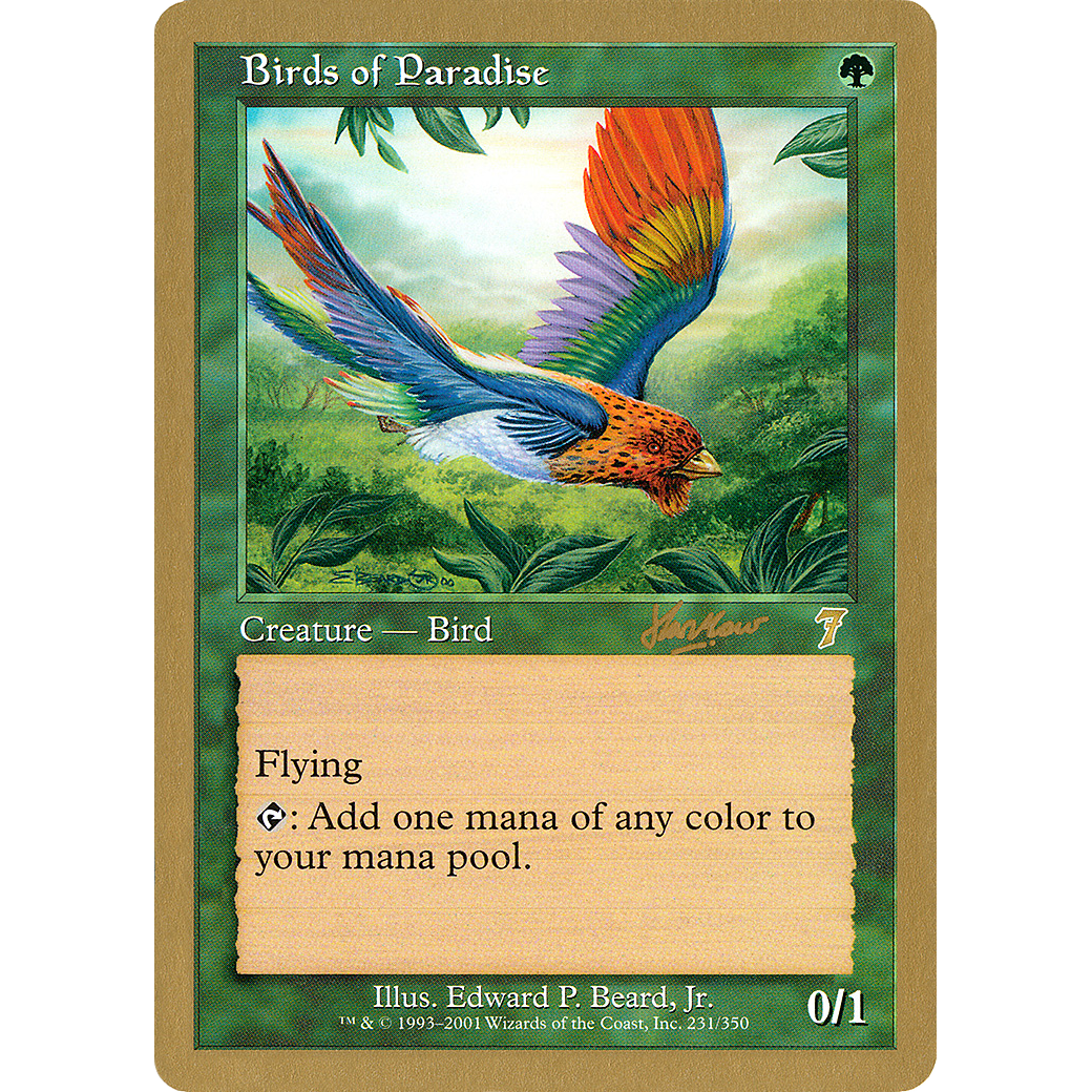 Birds of Paradise - 2002 Sim Han How (7ED) (WCD-) - World Championship Decks 2002