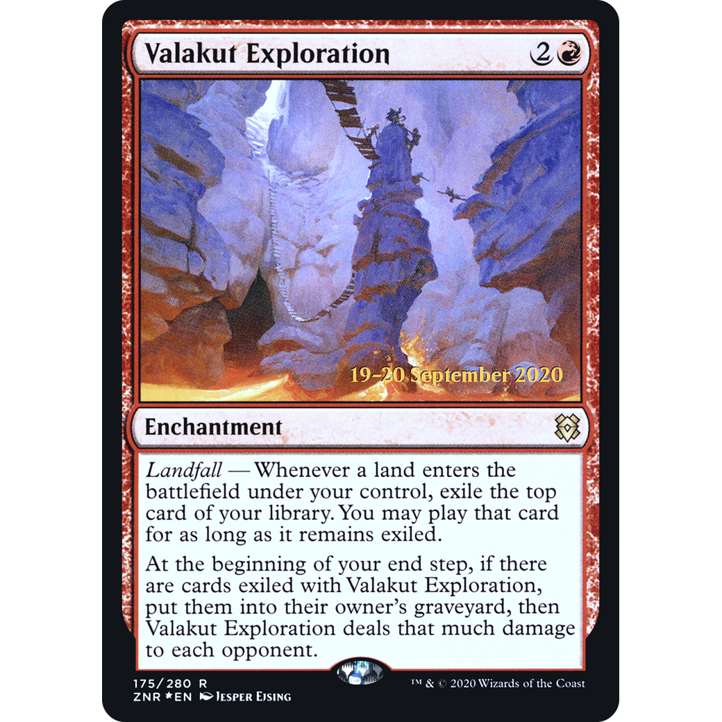 Valakut Exploration (PRE-175) - Zendikar Rising Promos Foil