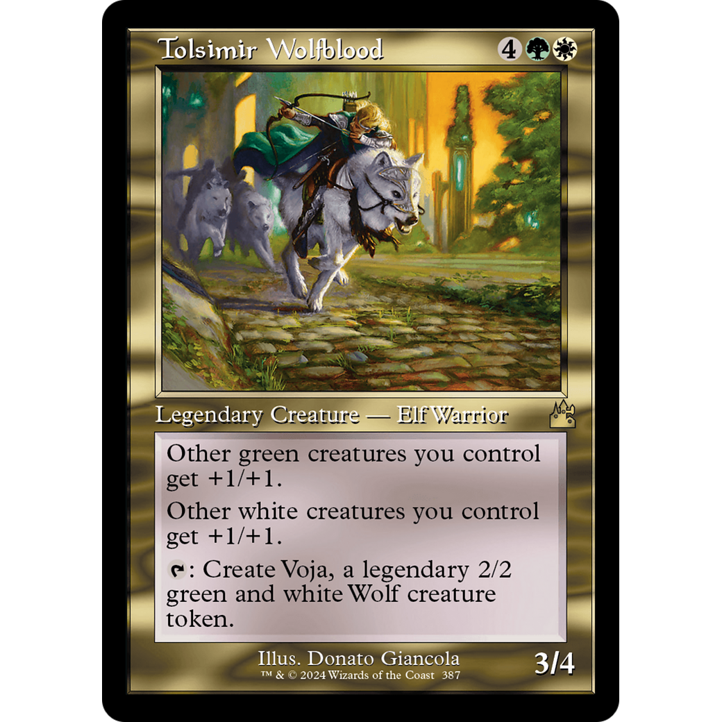 Tolsimir Wolfblood (RVR-387) - Ravnica Remastered Foil