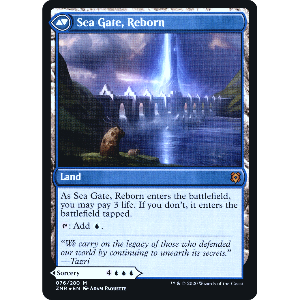 Sea Gate Restoration (PRE-076) - Zendikar Rising Promos Foil