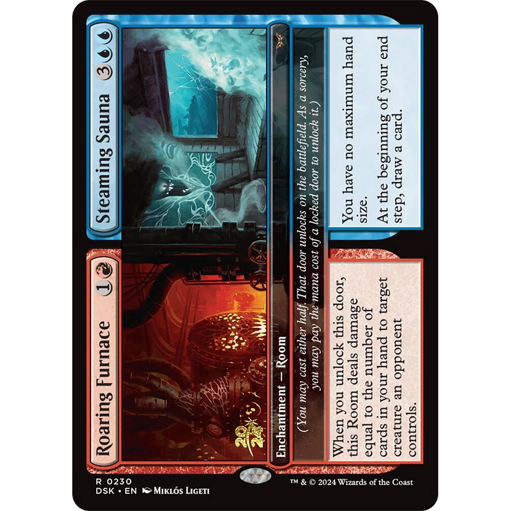 Roaring Furnace // Steaming Sauna (PRE-230S) - Duskmourn: House of Horror Promos Foil