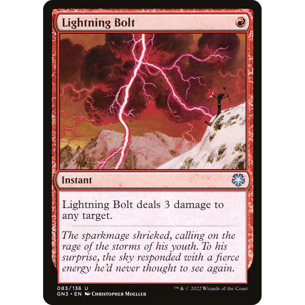 Lightning Bolt (GN3-083) - Game Night: Free-for-All