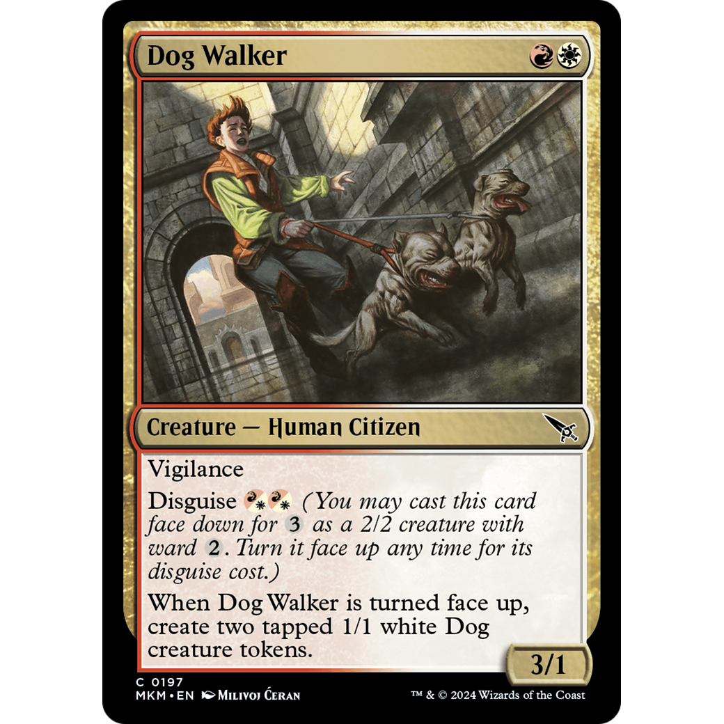 Dog Walker (MKM-197) - Murders at Karlov Manor Foil