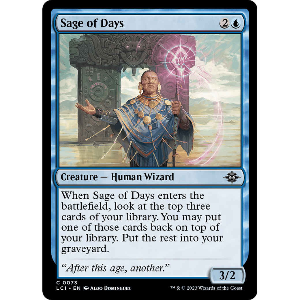 Sage of Days (LCI-073) - The Lost Caverns of Ixalan Foil