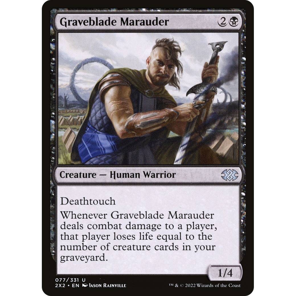 Graveblade Marauder (2X2-077) - Double Masters 2022 Foil