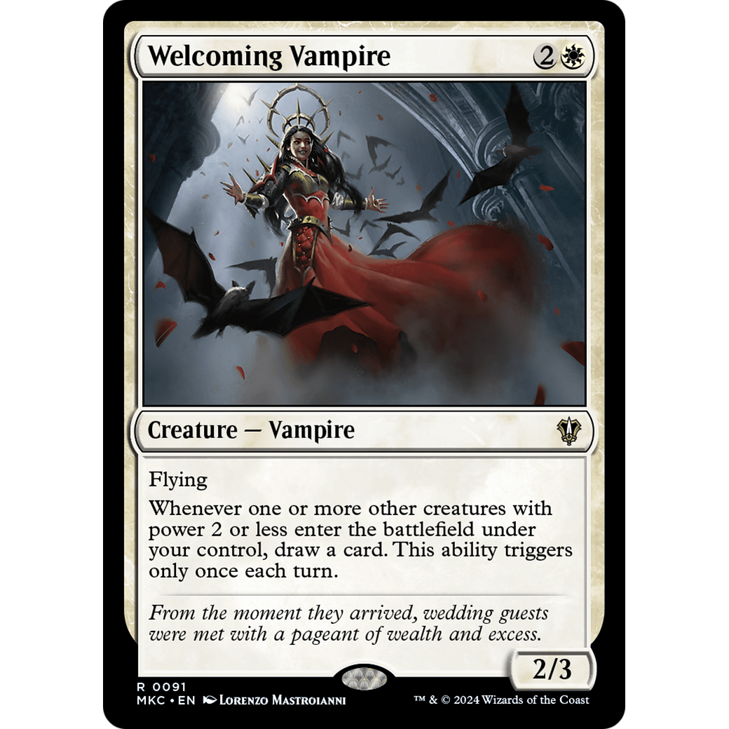Welcoming Vampire (MKC-091) - Murders at Karlov Manor Commander