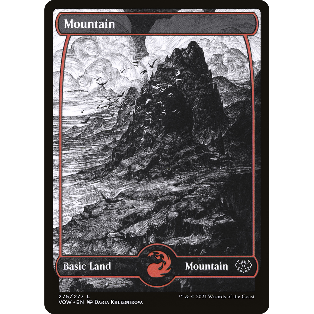 Mountain (275) (VOW-275) - Innistrad: Crimson Vow: (Showcase) Foil