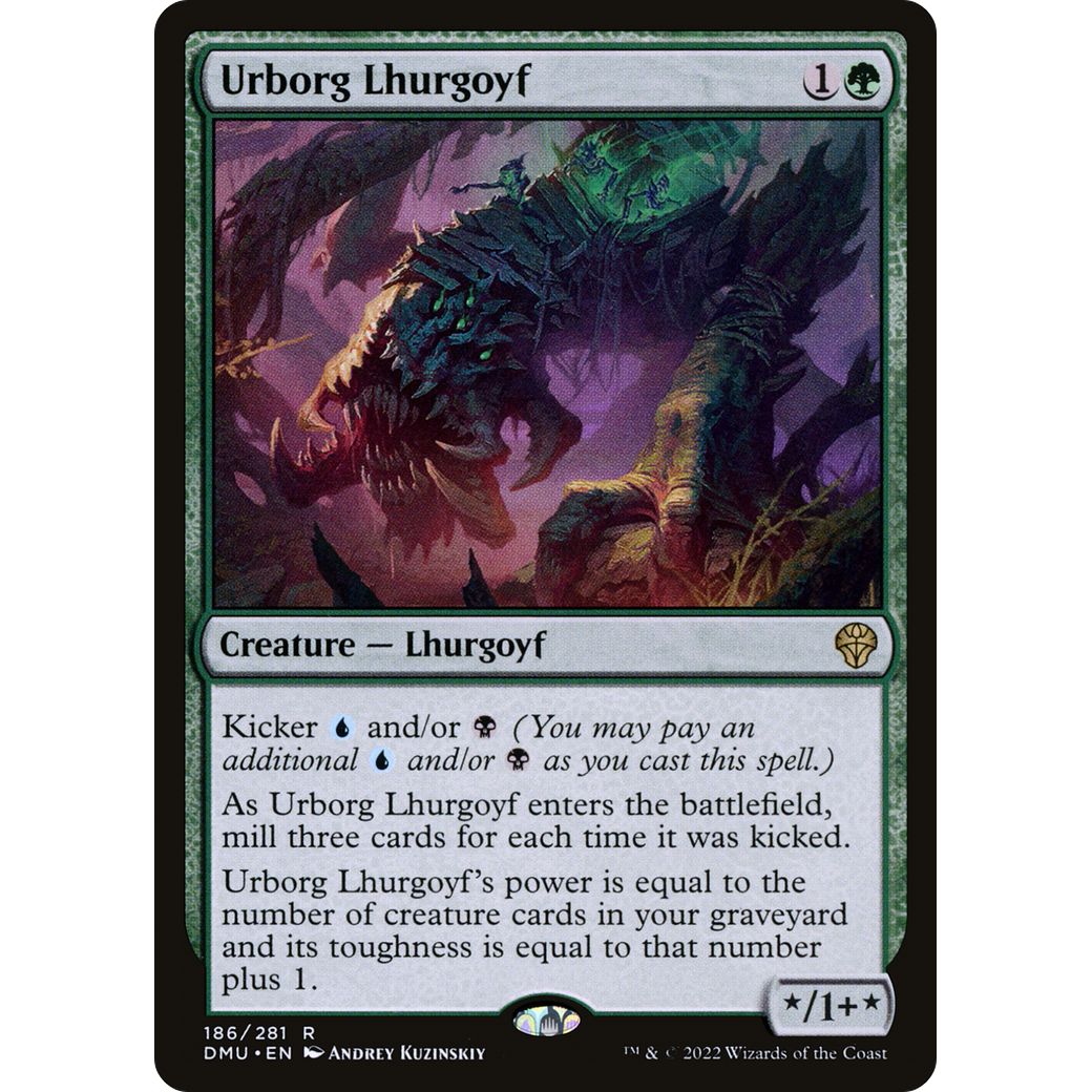 Urborg Lhurgoyf (DMU-186) - Dominaria United Foil