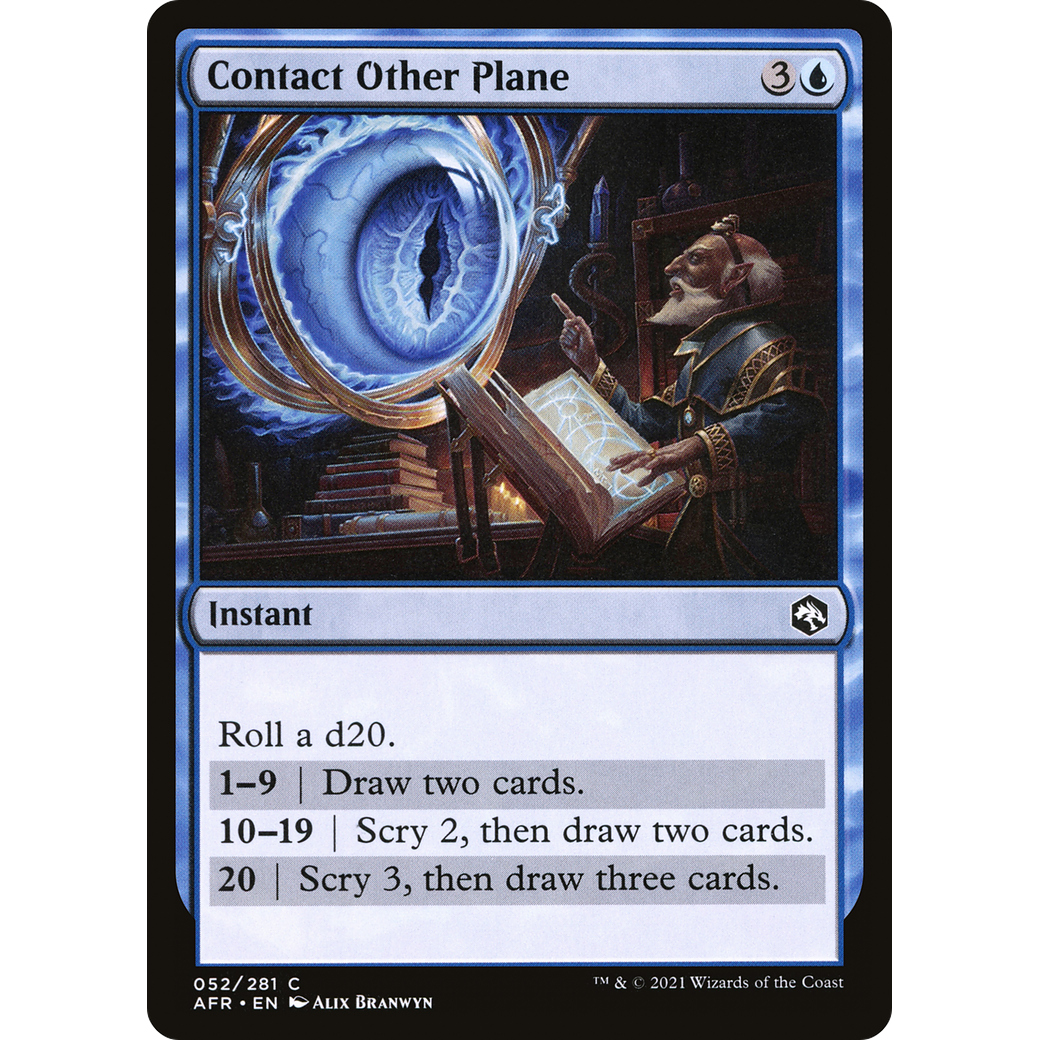 Contact Other Plane (AFR-052) - Adventures in the Forgotten Realms Foil