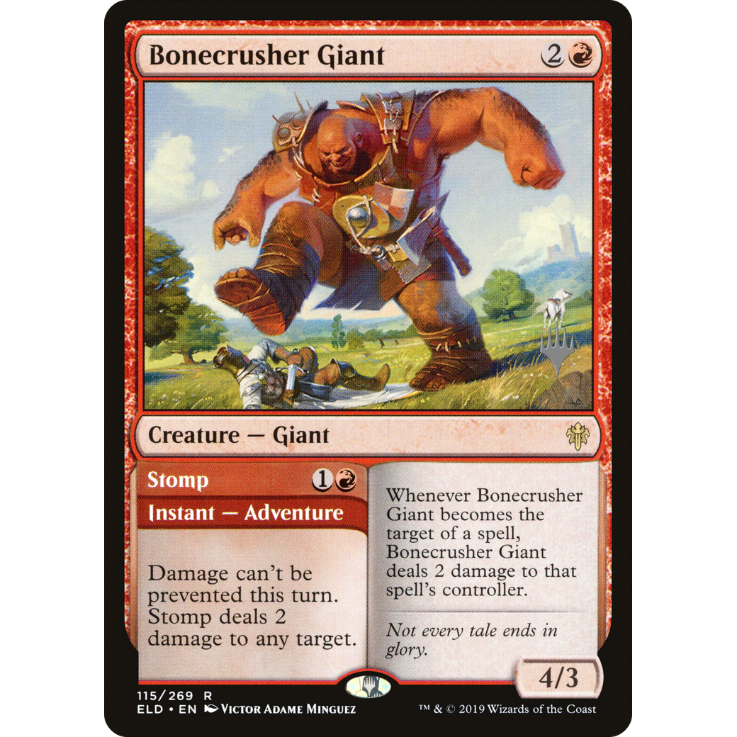 Bonecrusher Giant (PPELD-115) - Throne of Eldraine Promos