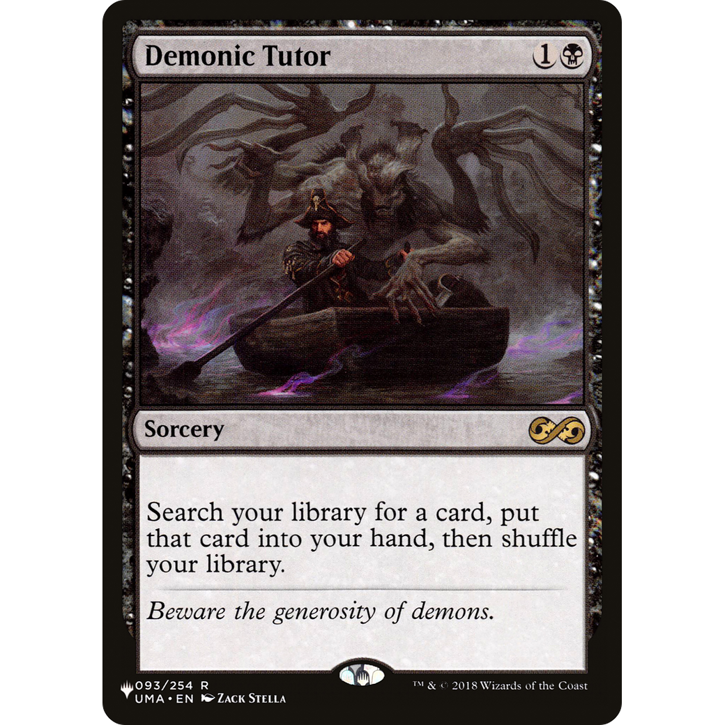 Demonic Tutor (UMA) (LIST-093/254) - The List