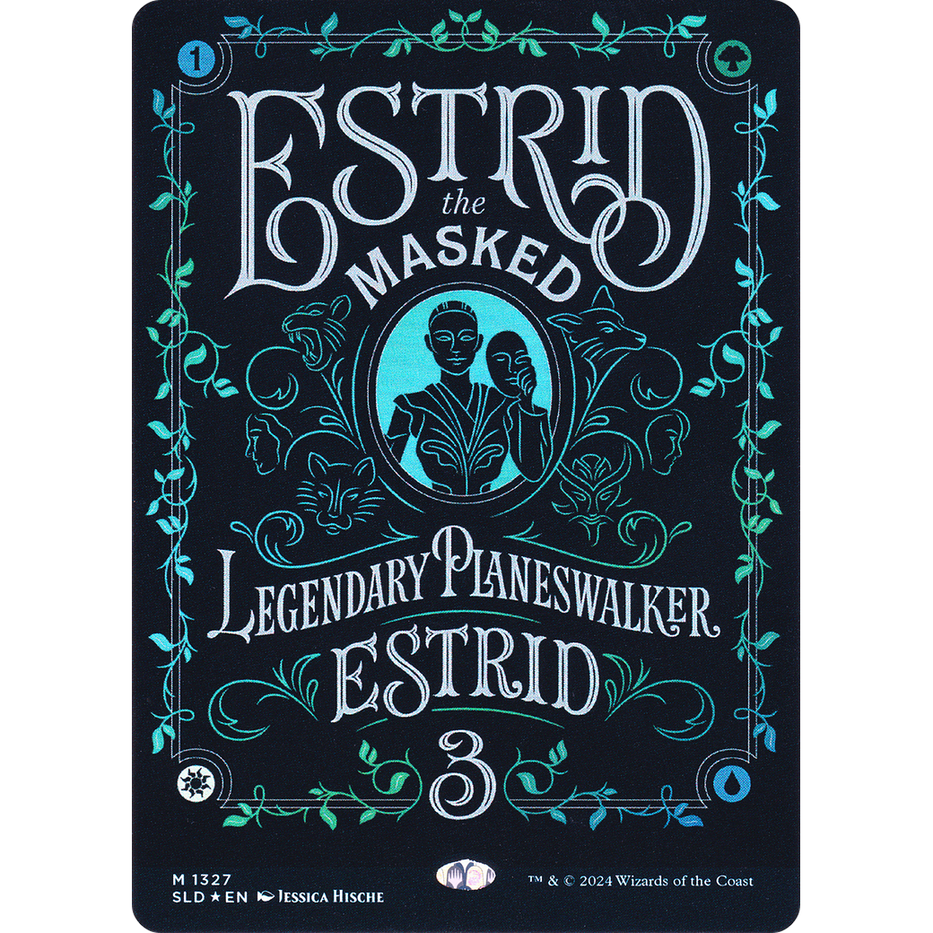 Estrid, the Masked (SLD-1327) - Secret Lair Drop (Borderless) Foil