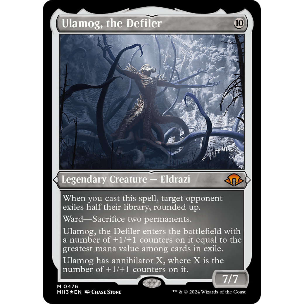 Ulamog, the Defiler (MH3-476) - Modern Horizons 3 Etched Foil