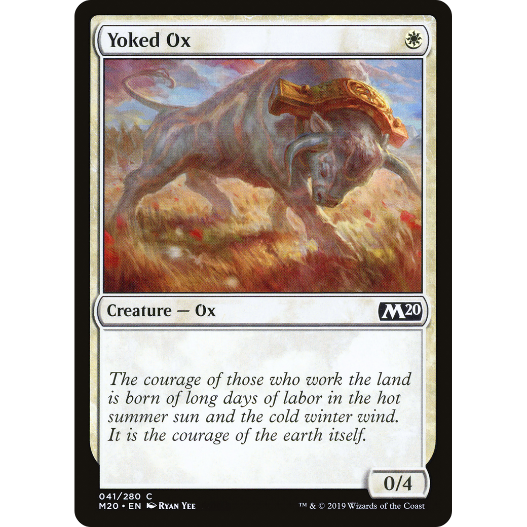 Yoked Ox (M20-041) - Core Set 2020