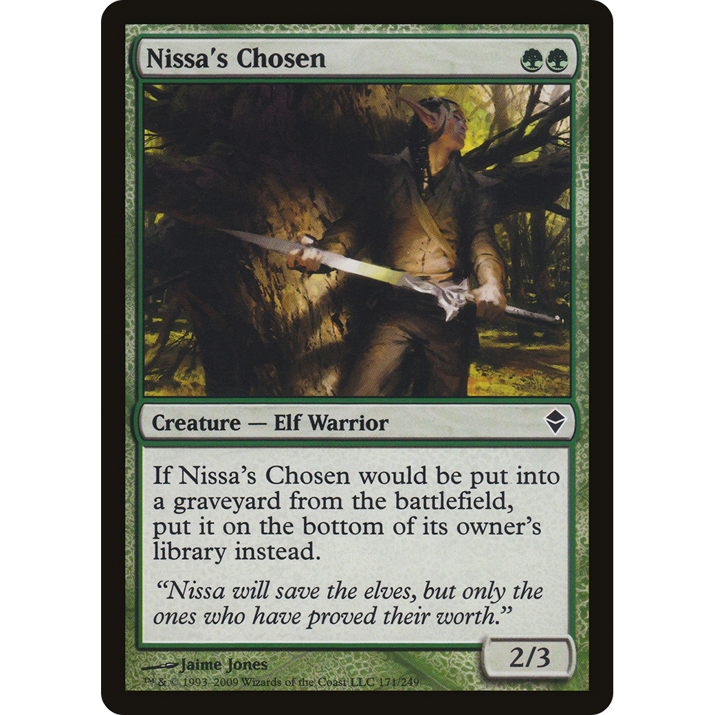 Nissa's Chosen (ZEN-171) - Zendikar Foil