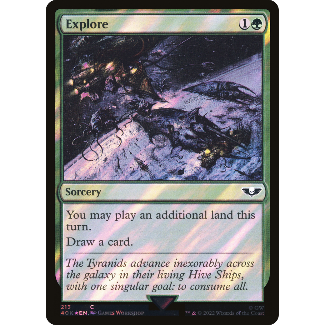 Explore (40K-213) - Warhammer 40,000 Commander Foil