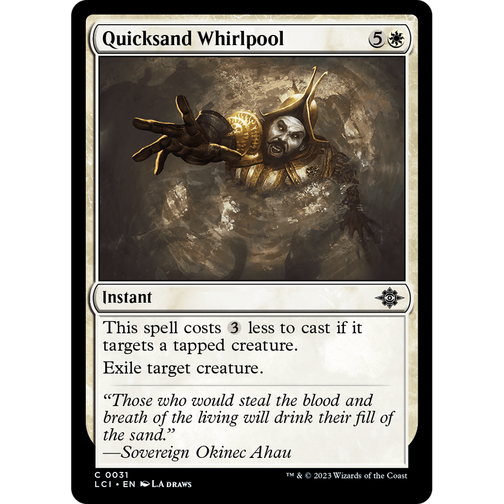 Quicksand Whirlpool (LCI-031) - The Lost Caverns of Ixalan Foil