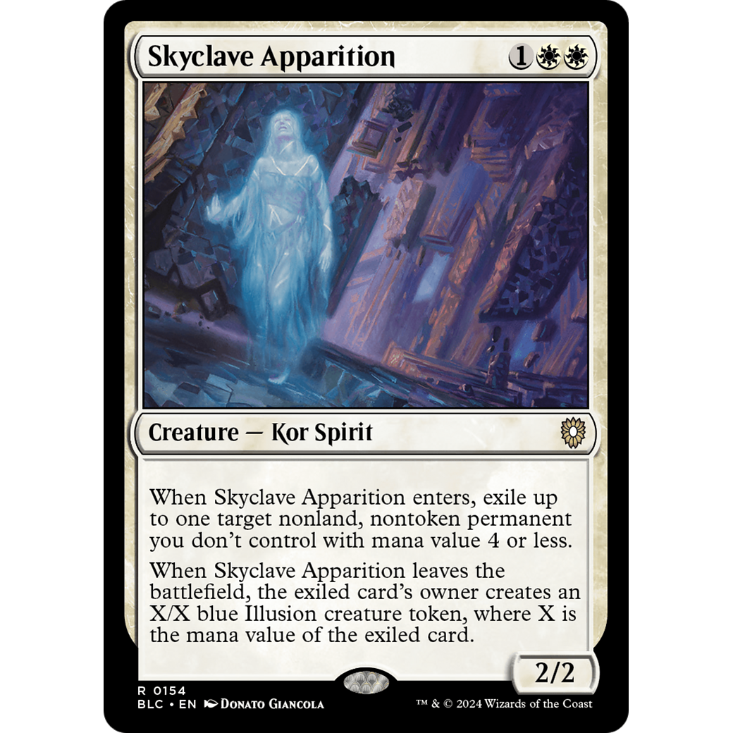 Skyclave Apparition (BLC-154) - Bloomburrow Commander