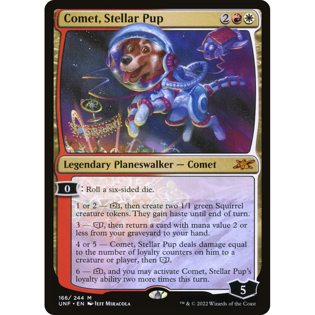 Comet, Stellar Pup (UNF-166) - Unfinity Foil