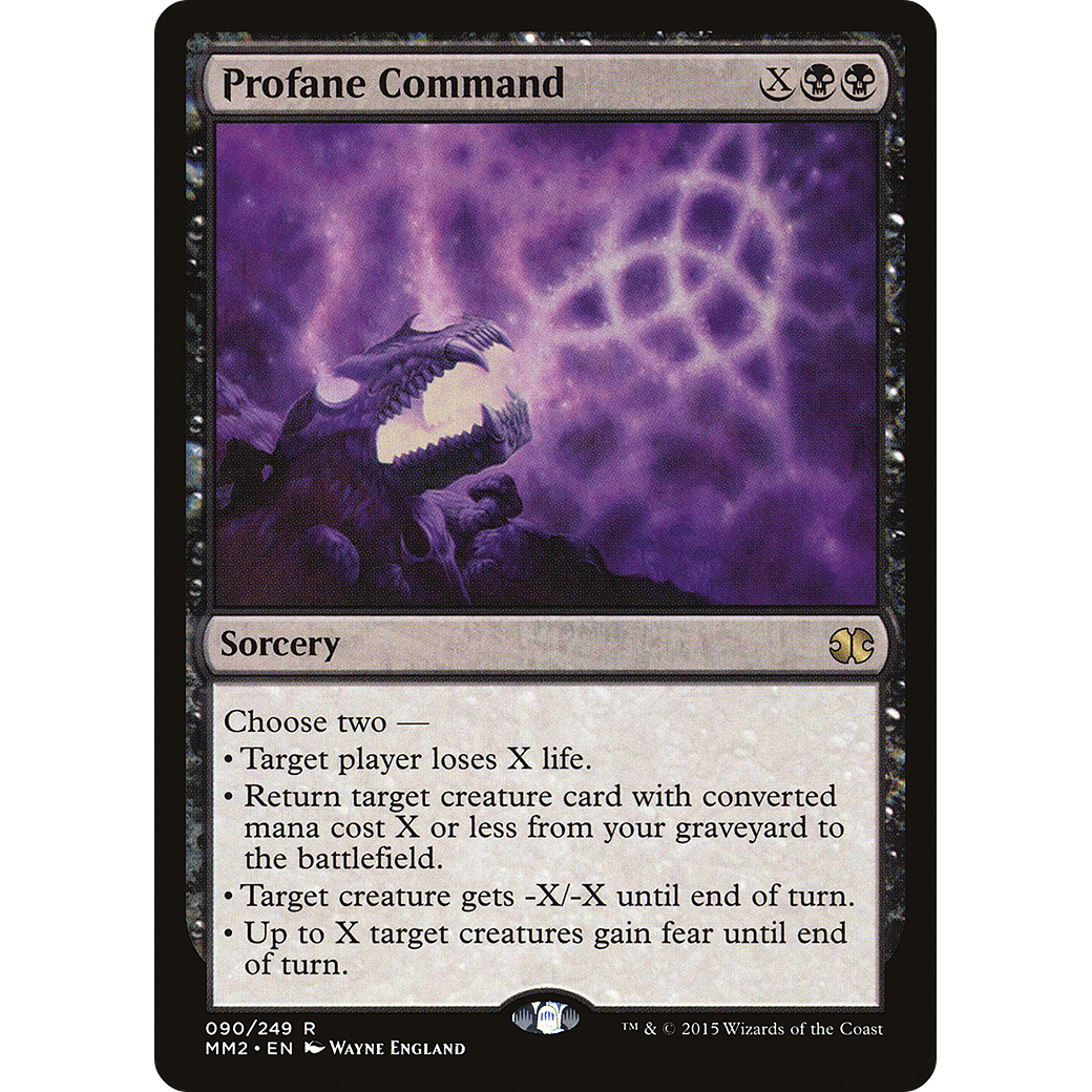 Profane Command (MM2-090) - Modern Masters 2015