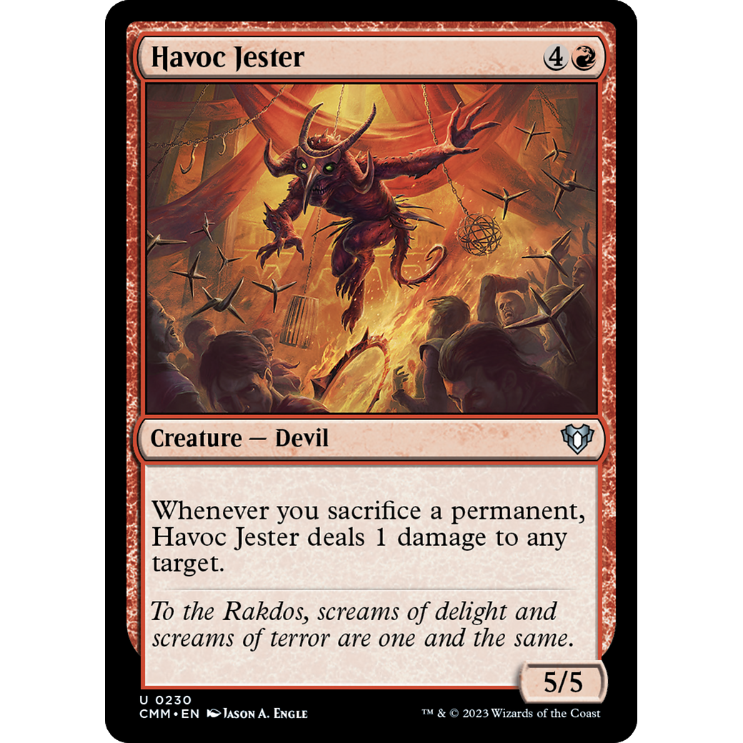Havoc Jester (CMM-230) - Commander Masters Foil