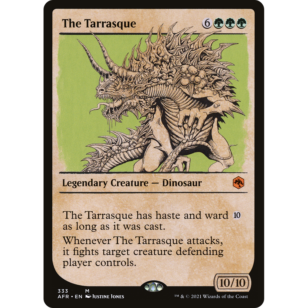 The Tarrasque (Showcase) (AFR-333) - Adventures in the Forgotten Realms: (Showcase) Foil