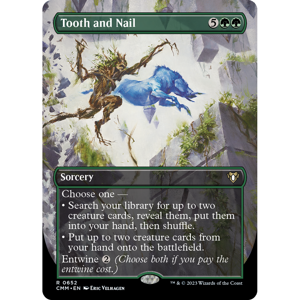 Tooth and Nail (CMM-652) - Commander Masters (Borderless)