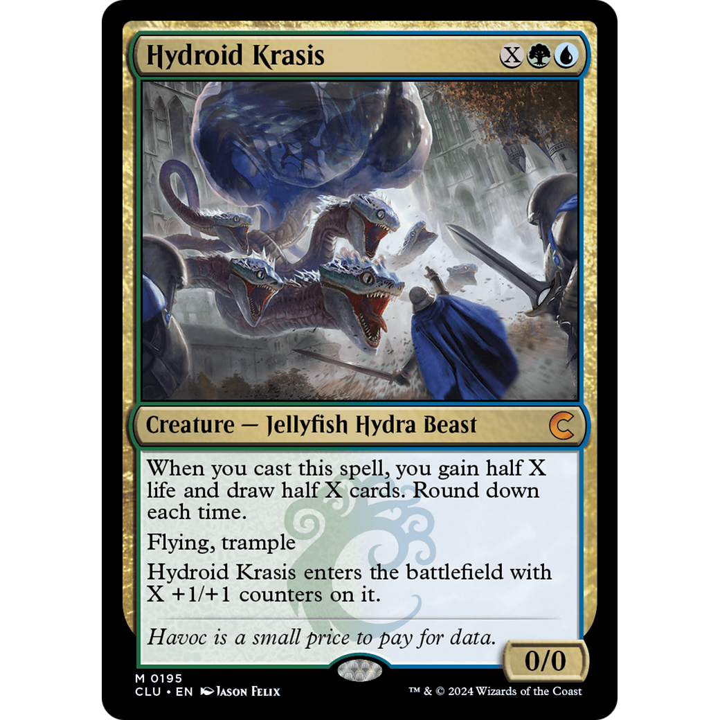Hydroid Krasis (CLU-195) - Ravnica: Clue Edition