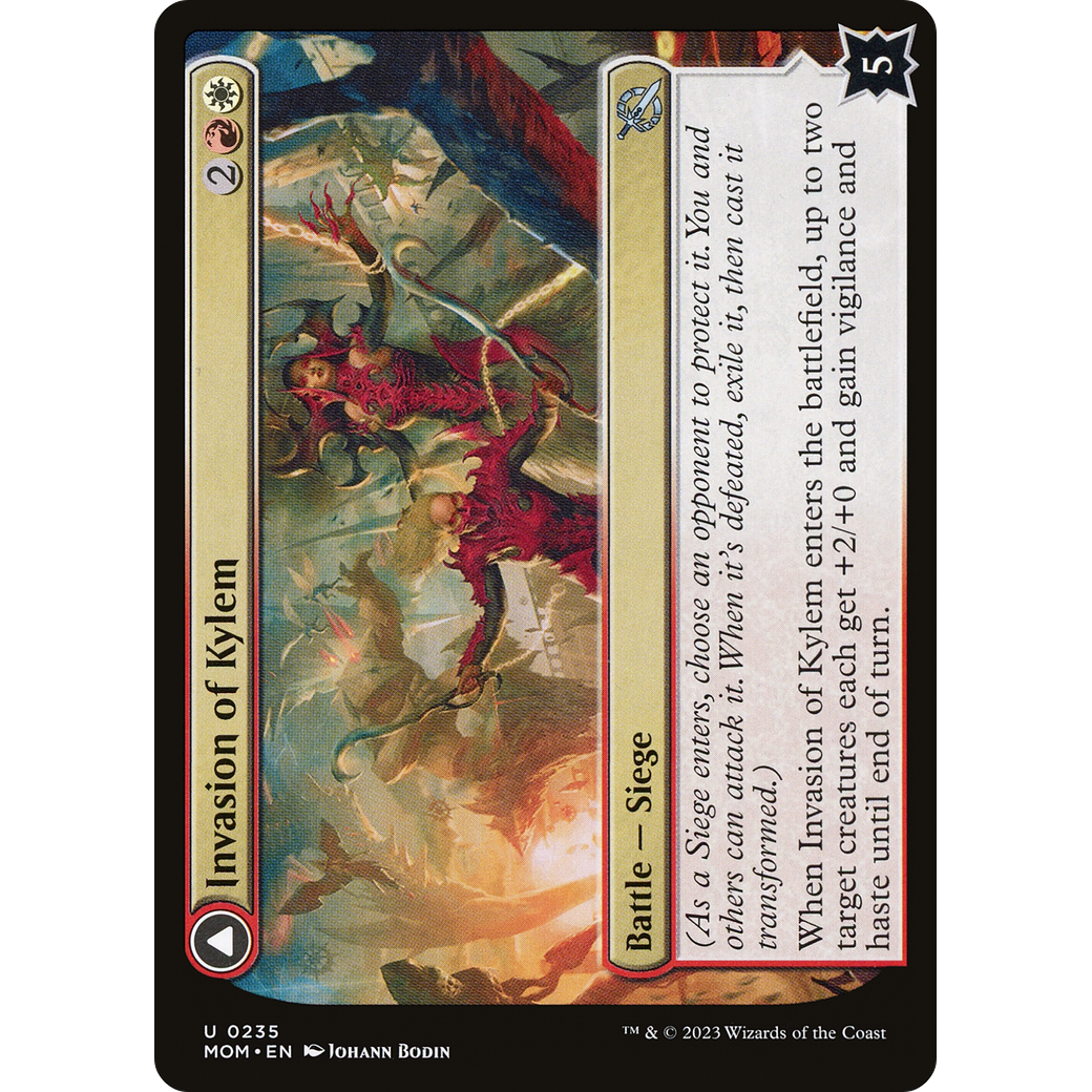 Invasion of Kylem // Valor's Reach Tag Team (MOM-235) - March of the Machine Foil