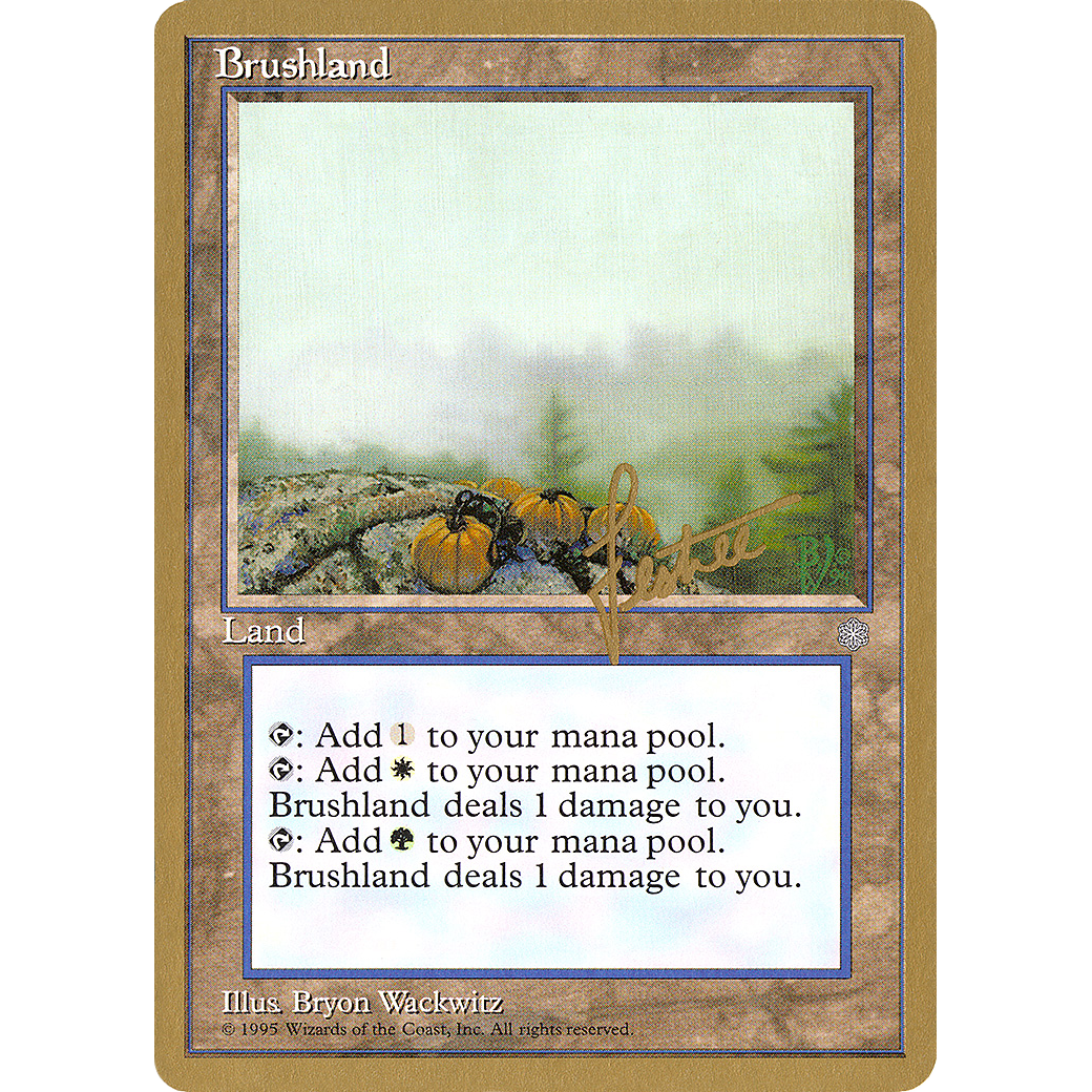 Brushland - 1996 Bertrand Lestree (ICE) (WCD-) - Pro Tour Collector Set