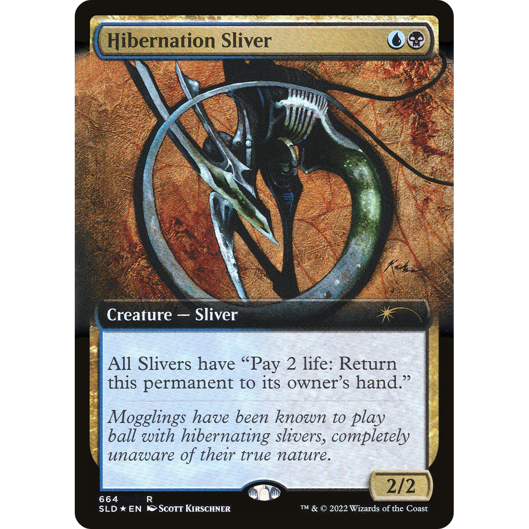 Hibernation Sliver (Extended Art) (SLD-664) - Secret Lair Drop: (Extended Art) Foil