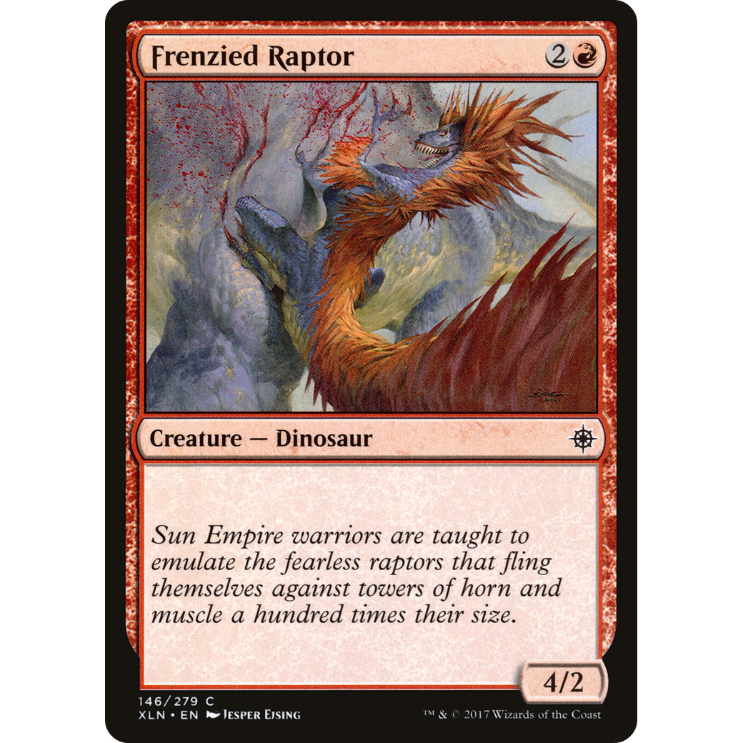 Frenzied Raptor (XLN-146) - Ixalan Foil