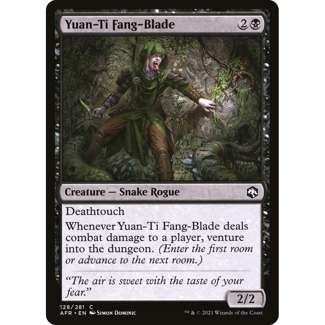 Yuan-Ti Fang-Blade (AFR-128) - Adventures in the Forgotten Realms
