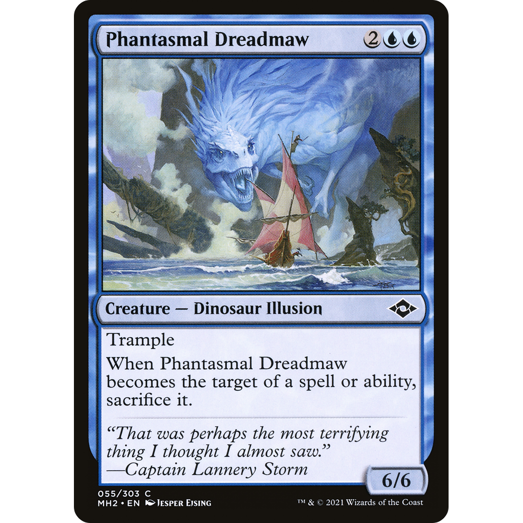 Phantasmal Dreadmaw (MH2-055) - Modern Horizons 2 Foil