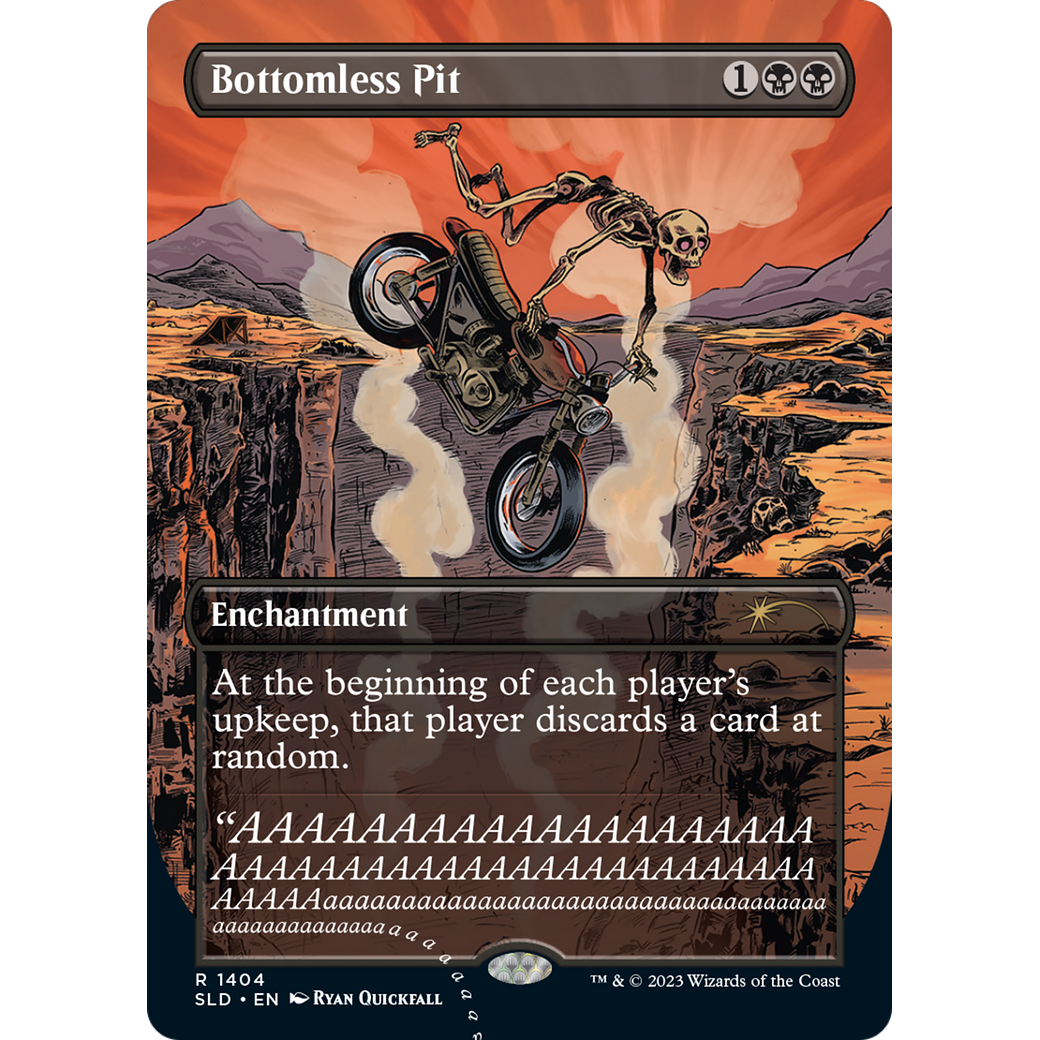 Bottomless Pit (SLD-1404) - Secret Lair Drop (Borderless)