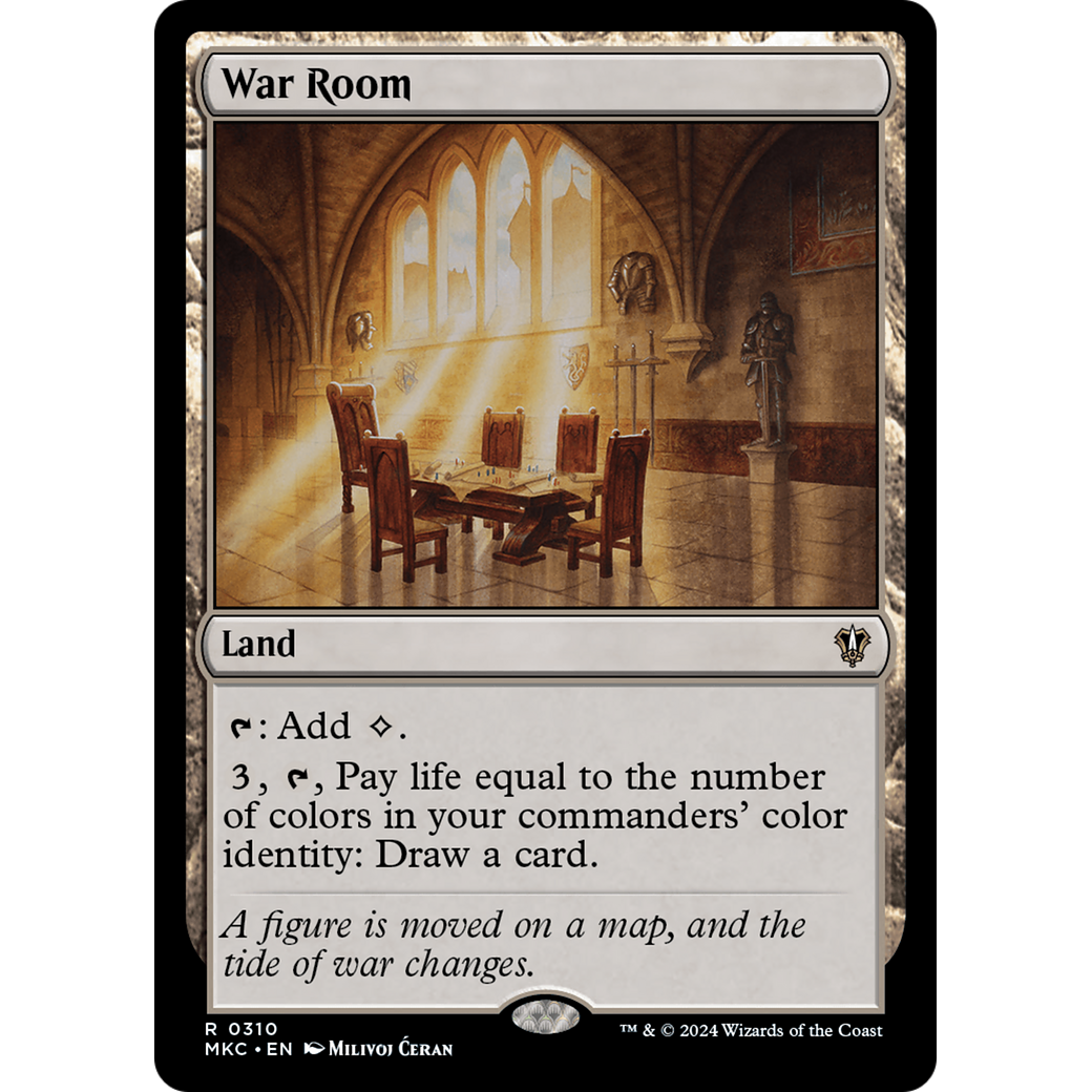 War Room (MKC-310) - Murders at Karlov Manor Commander
