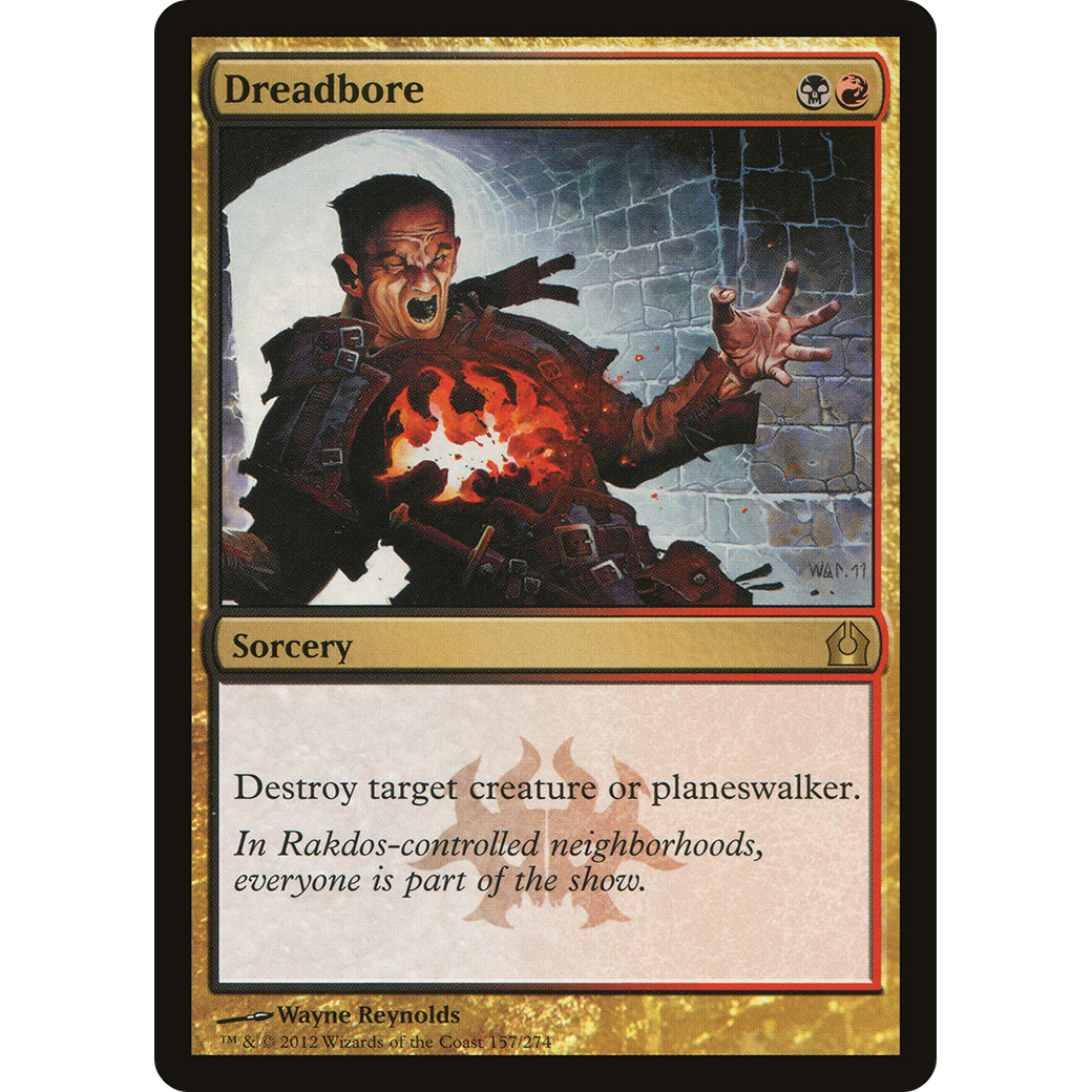 Dreadbore (RTR-157) - Return to Ravnica Foil