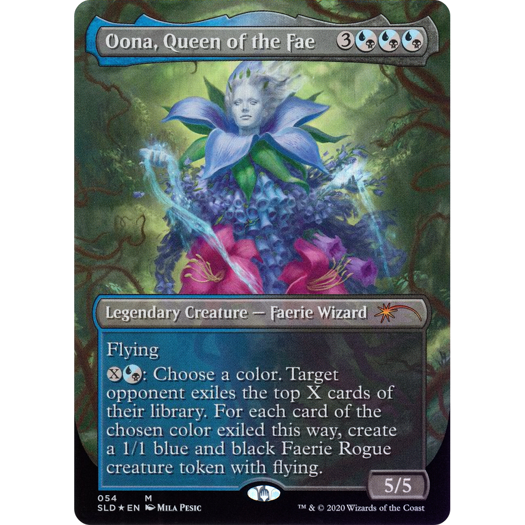 Oona, Queen of the Fae (SLD-054) - Secret Lair Drop (Borderless) Foil