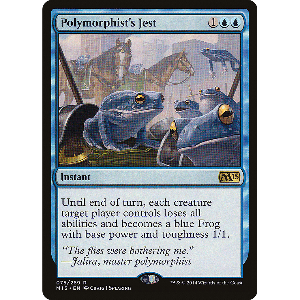 Polymorphist's Jest (M15-075) - Magic 2015 Foil
