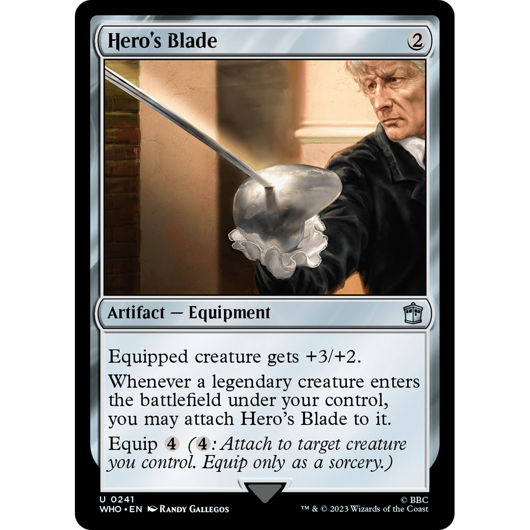 Hero's Blade (WHO-241) - Doctor Who Foil