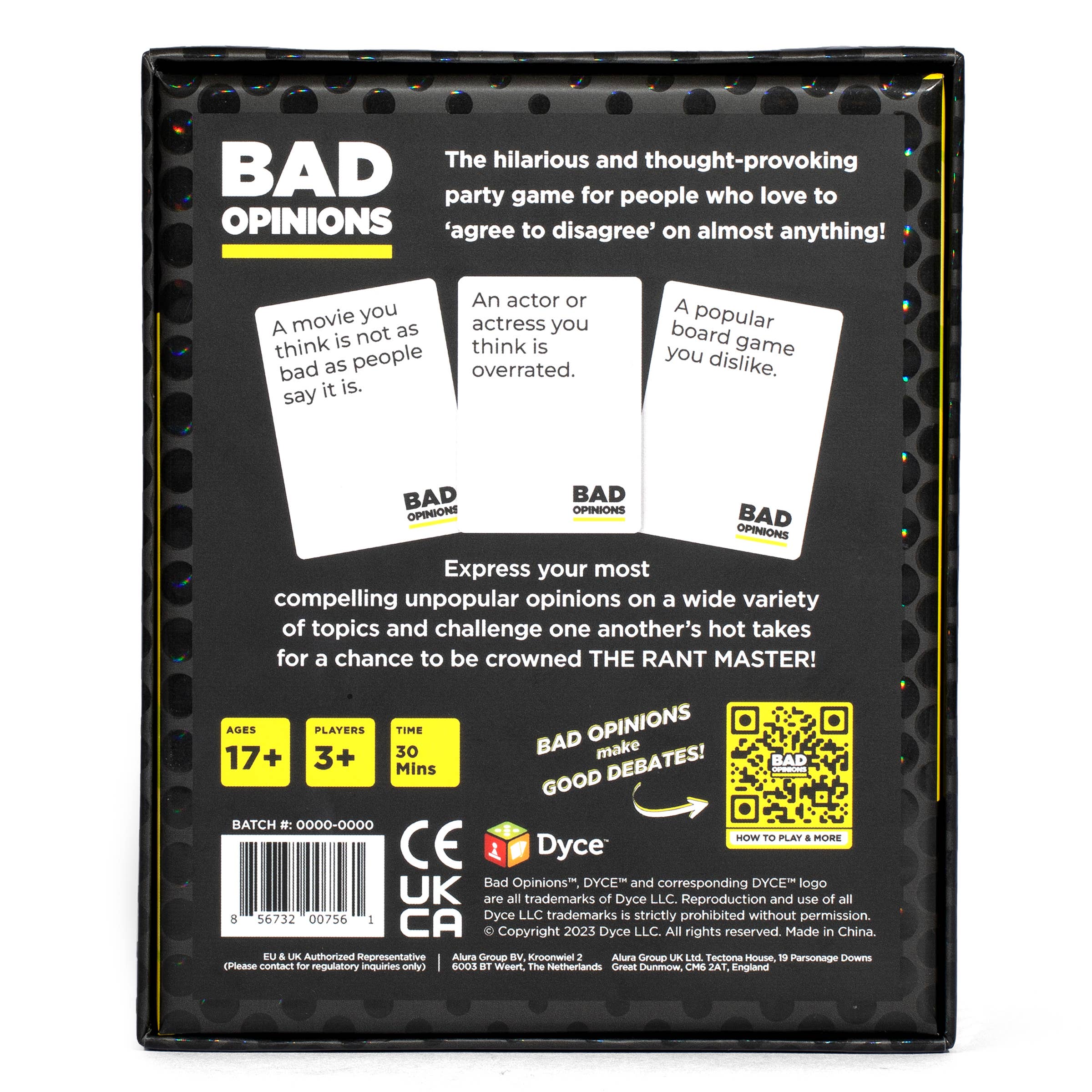 BAD OPINIONS: The Party Game of Hot Takes & Sizzling Debates