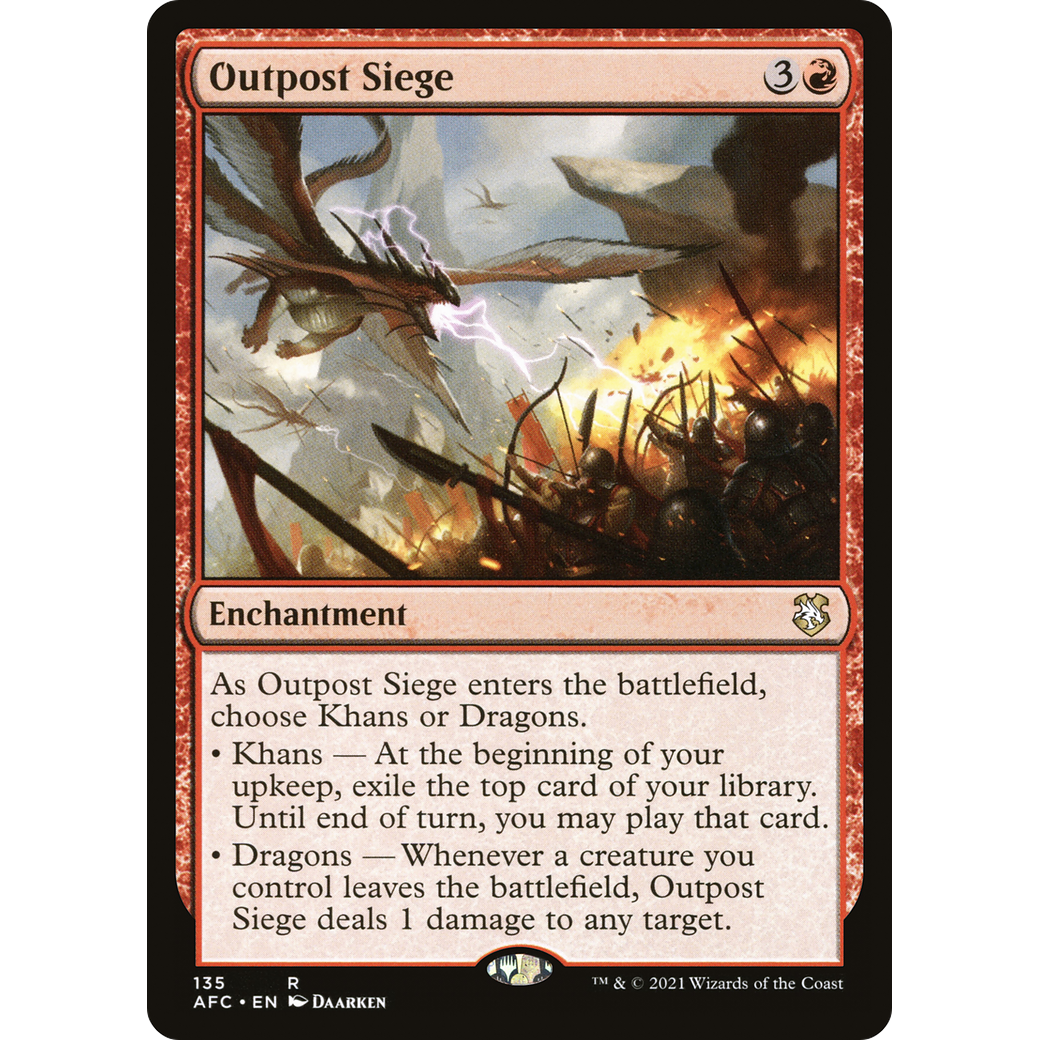 Outpost Siege (AFC-135) - Forgotten Realms Commander