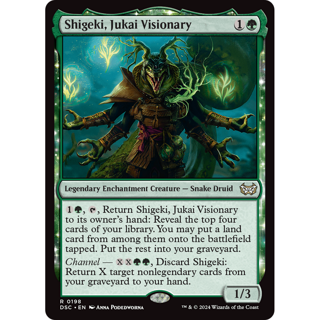 Shigeki, Jukai Visionary (DSC-198) - Duskmourn: House of Horror Commander