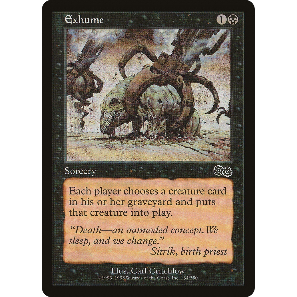 Exhume (USG-134) - Urza's Saga