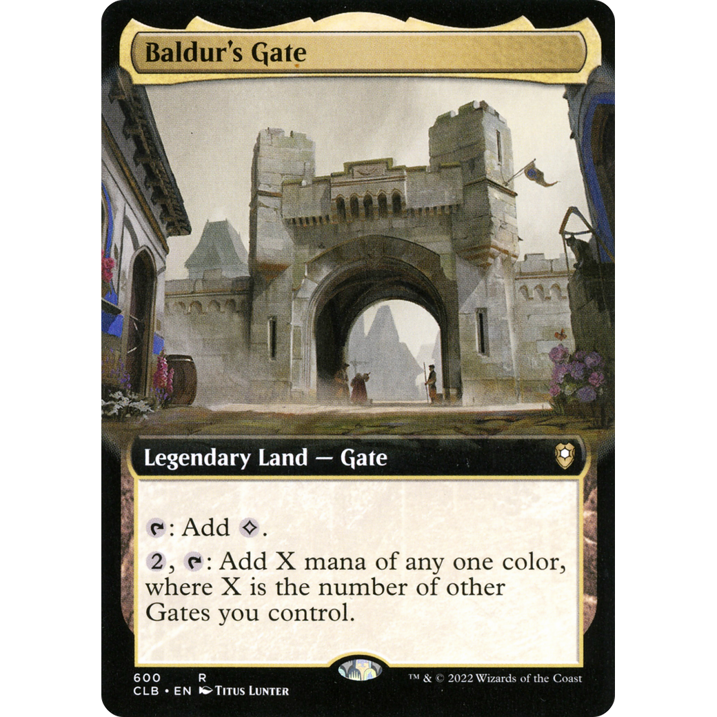 Baldur's Gate (CLB-600) - Commander Legends: Battle for Baldur's Gate: (Extended Art) Foil
