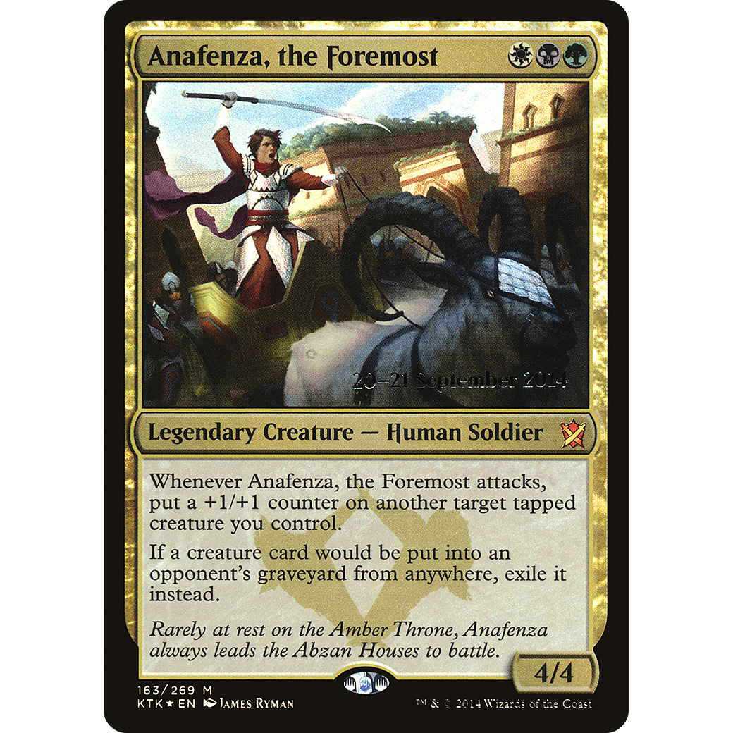 Anafenza, the Foremost (PRE-163) - Khans of Tarkir Promos Foil
