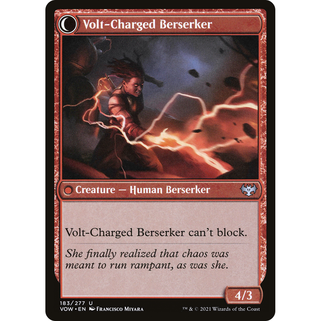 Voltaic Visionary (VOW-183) - Innistrad: Crimson Vow: (Double Faced Transform) Foil