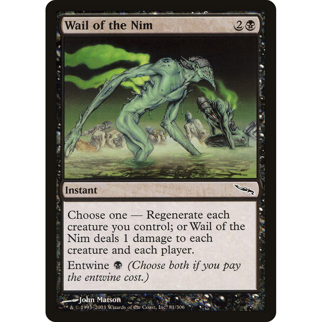 Wail of the Nim (MRD-081) - Mirrodin