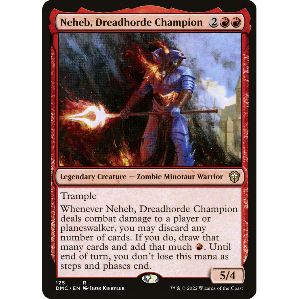 Neheb, Dreadhorde Champion (DMC-125) - Dominaria United Commander